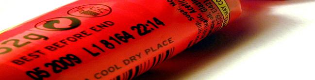 Best before date labeling